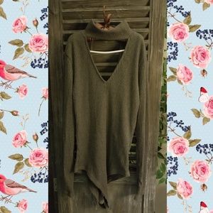 Forever 21 Dark Green Bodysuit Size Medium